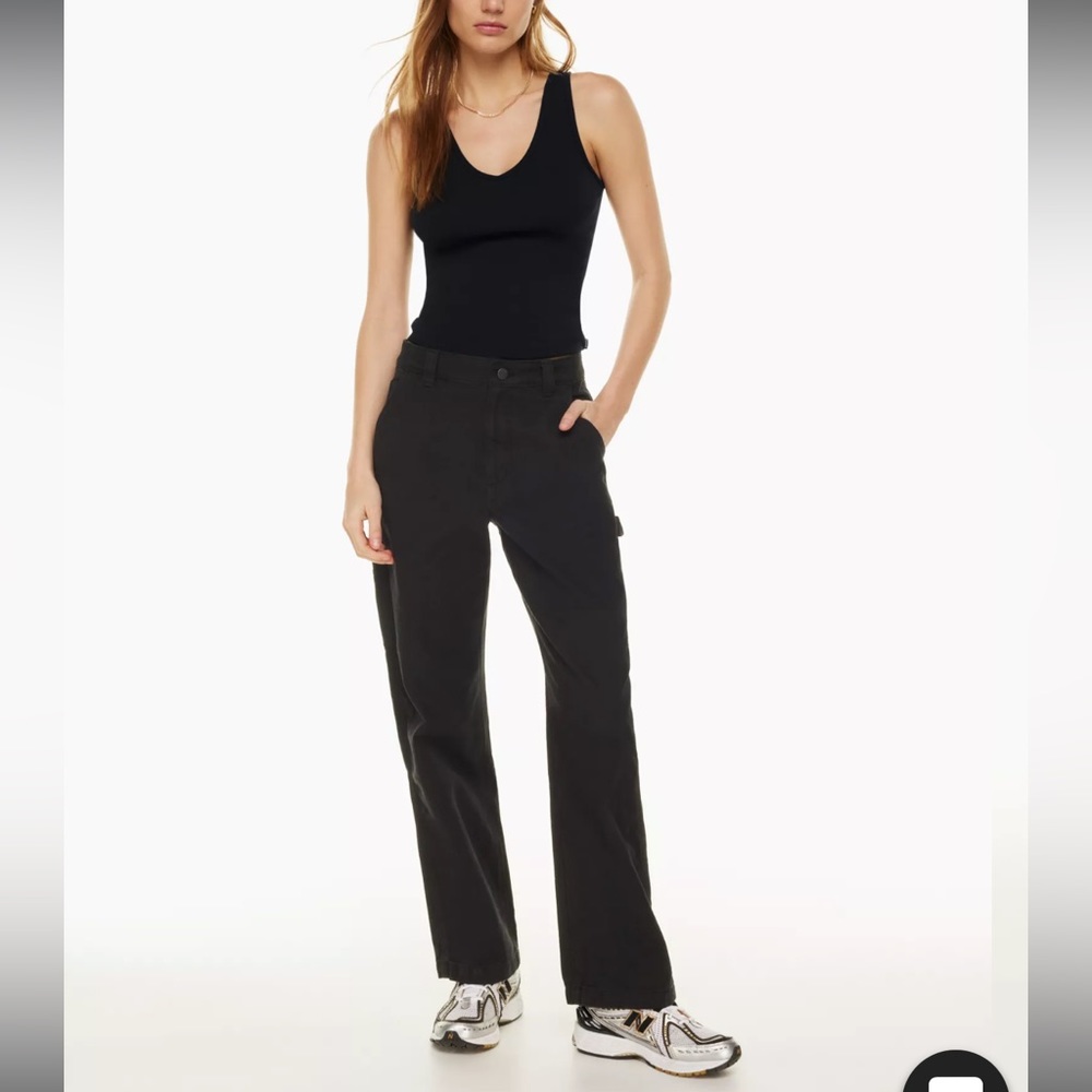 Aritzia Greenwich Pant Size 8 NWT GD black